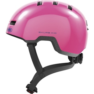 ABUS, ABUS Fahrradhelm SKURB KID shiny pink-S, Abus Velohelm Skurb Kid - Shiny Pink (Grösse: S (45-50 cm))