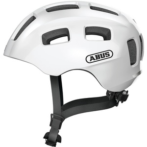ABUS, Abus Youn-I 2.0 Velohelm weiss, ABUS Velohelm Kinder Youn-I 2.0 - Pearl White (Grösse: M (52-57 cm))