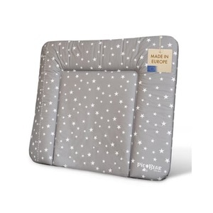 PICBEAR, pic Bear Wickelauflage 72x85cm Sterne grau weiß, 