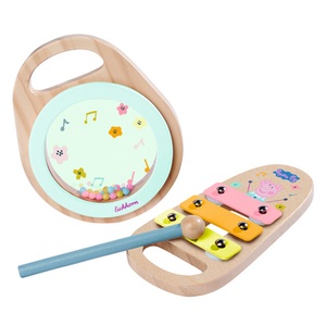 Eichhorn, Eichhorn Peppa Pig Holz-Musikset, 2-tlg., Peppa Pig Holz-Musikset 2-tlg.