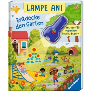Ravensburger, Ravensburger Lampe an! Entdecke den Garten, Lampe an! Entdecke den Garten: Mit über 50 magischen Leucht-Bildern