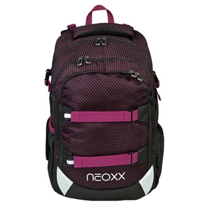 NEOXX, neoxx Schulrucksack »Active, Crazy in Mesh«, reflektierende Details, aus recycelten PET-Flaschen, neoxx Schulrucksack »Active, Crazy in Mesh«, reflektierende Details, aus recycelten PET-Flaschen