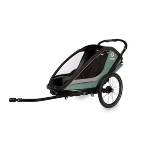Hamax, hamax Kinderfahrradanhänger Cocoon mit verstellbarer Schlafposition green/black, Hamax, Unsere Neuheiten, Hamax Fahrradanhänger Coccon Fahrradanhänger, Produkte & Wohnen