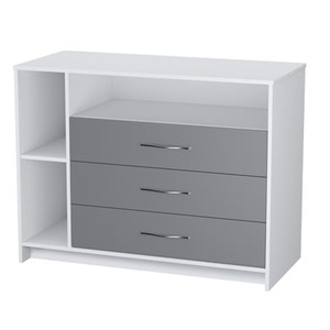 POLINI, Polini Kids Kommode Simple 2110 weiss grau, 