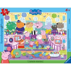 Ravensburger, Puzzle Familienfest mit Peppa und Freunden (39Teile), Familienfest mit Peppa und Freunden