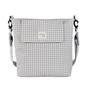 Walking Mum, Walking Mum Wickeltasche I Love Vichy grau, 
