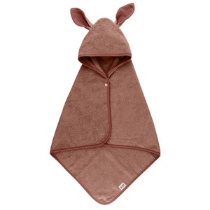 BIBS, BIBS Kapuzenhandtuch Kangaroo Woodchuck, BIBS Kangaroo Hoodie Handtuch Baby Woodchuck (1 Stk)