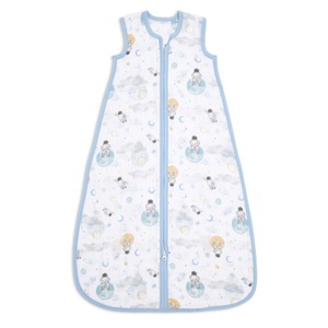 Aden + Anais, Sommer-schlafsack Unisex Multicolor 0-6M, Musselin-Schlafsack SPACE EXPLORERS in blau