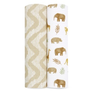 aden+anais essential, aden+anais? Musslin Pucktuch 2er-Pack Tanzanie, 