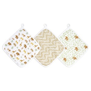 aden+anais essential, aden+anais? Musslinwaschlappen 3er-Pack Tanzanie, 