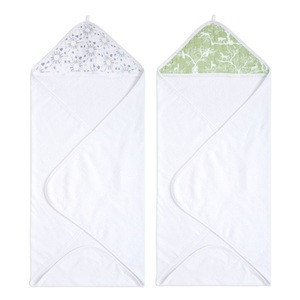 aden+anais essential, aden+anais? Kapuzenbadetuch 2er-Pack Harmony, Kapuzenhandtuch HARMONY (76x76) 2er Pack