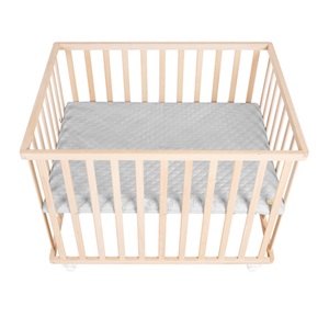 Roba, roba Laufgitter 75 x 100 cm natur Style grau, roba® Laufgitter »roba Style grau, natur, 75x100 cm«, bis 15 kg, mit Stoffeinlage; Rollen, höhenverstellbar