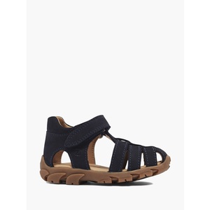 elefanten, elefanten Klett-Sandalen FISHER FIDO mit Zehenschutz in dunkelblau in Gr. 25, ELEFANTEN Sandale »Fisher Fido WMS: Mittel«, Lauflernschuh, Babyschuh, Trekkingschuh mit Klettverschluss