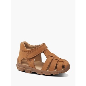 elefanten, elefanten Klett-Sandalen FISHER FIDO mit Zehenschutz in braun in Gr. 25, 