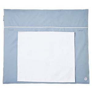 Nordic coast company, Nordic Coast Company Wickelauflage Blau-Grau, 