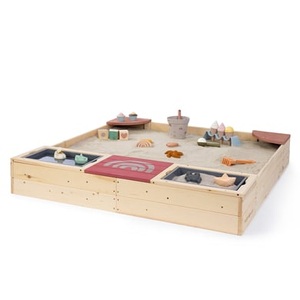 MUDDY BUDDY®, MUDDY BUDDY® Sandkasten »Beach Rebel«, MUDDY BUDDY® Sandkasten »Beach Rebel«, natur - puderrosa; FSC® - schützt Wald - weltweit