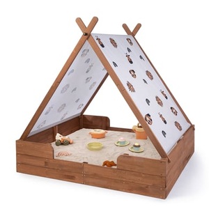 MUDDY BUDDY®, MUDDY BUDDY® Sandkasten »Safari Seeker«, MUDDY BUDDY® Sandkasten »Safari Seeker«, mit Zelt, kakaobraun; FSC® - schützt Wald - weltweit