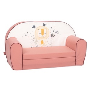 Knorrtoys, Knorrtoys Kindersofa Löwe Leo rose, Knorrtoys® Kindersofa »Löwe Leo rose«