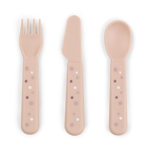 Done by Deer, Done by Deer? Kinderbesteck Set Foodie Happy dots Rosa, Done by Deer - Besteck-Set, One Size, Rosa