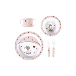 Sterntaler, Sterntaler Geschirrset Emmi Girl, Geschirrset EMMI GIRL 5-teilig in zartrosa