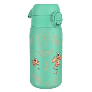 ion8, ion8 Kindertrinkflasche auslaufsicher 400 ml Drachen / türkis, 