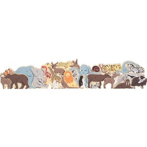 small foot®, small foot® Buchstabenpuzzle Tiere, Holz-Buchstabenpuzzle TIERE