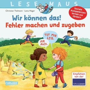Carlsen, LESEMAUS 134: Wir können das! Fehler machen und zugeben, LESEMAUS 134: Wir können das! Fehler machen und zugeben