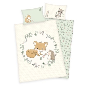 babybest®, babybest® Bettwäsche Waldtiere 100x135 cm, 