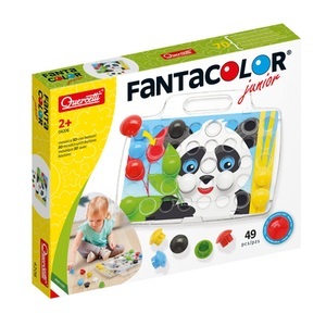 Quercetti, Quercetti Stiftemosaik FantaColor Junior (49 Teile), 