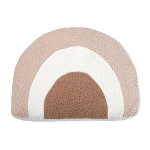 Nordic coast company, Nordic Coast Company Regenbogenkissen natur / camel / beige, 