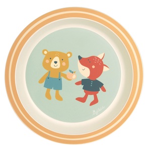 Sigikid, Teller FUCHS (Ø21 5cm) in bunt, Teller FUCHS (Ø21 5cm) in bunt