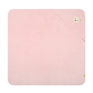 Steiff, Steiff Kapuzenbadetuch rosé, Steiff - Bademantel, One Size, Rosa