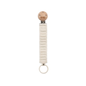 BIBS, BIBS® Schnullerkette geflochten Ivory, Bibs Schnullerkette gestrickt Elfenbein
