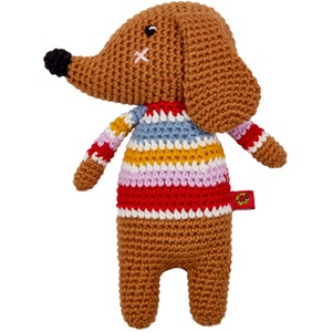 Coppenrath, COPPENRATH Häkel-Rassel Dackel - BabyGlück, Häkel-Rassel BABYGLÜCK - DACKEL (20cm)