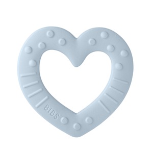 BIBS, BIBS® Beißring Baby Bitie Heart ab 3 Monaten Baby Blue, BIBS Baby Bitie Beissring Heart Baby Blue (1 Stk)