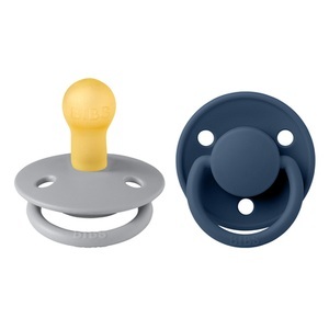 BIBS, BIBS De Lux Nuggi, Cloud / Steel Blue, BIBS De Lux Nuggi, Cloud / Steel Blue