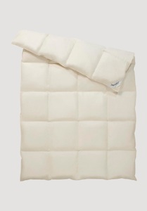 hessnatur, Daunendecke warm - naturfarben Grösse135x200cm 720g, 