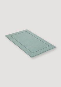 hessnatur, Frottier-Badematte supersoft - jadegrün Grösse60x100, 
