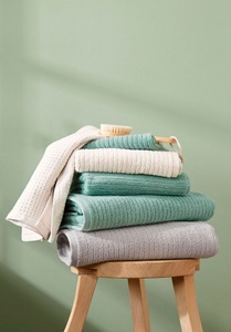 hessnatur, Frottiertuch Supersoft aus Bio-Baumwolle - grau Grösse30x50, 