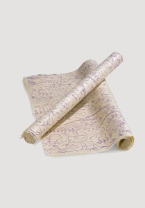 hessnatur, Geschenkpapier Floris - lila Grösse50x70 cm, 