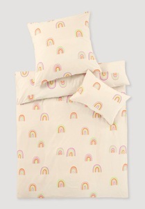 hessnatur, Baby Renforcé Bettwäsche aus Bio-Baumwolle - naturfarben Grösse100x135 / 40x60 cm, hessnatur Baby Renforcé Bettwäsche-Set aus Bio-Baumwolle - naturfarben Grösse100x135 / 40x60 cm
