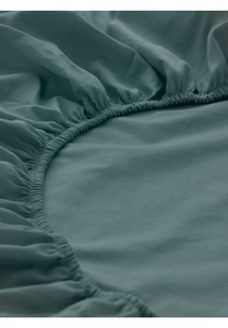 hessnatur, Satin-Spannbetttuch aus Bio-Baumwolle - grün Grösse180x200 cm, hessnatur Satin Spannbettlaken aus Bio-Baumwolle - grün Grösse180x200 cm