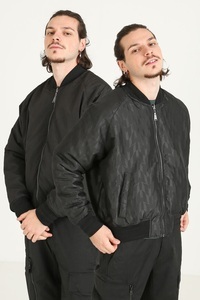 SikSilk, Siksilk Wende-Bomberjacke | schwarz | Herren | L, 