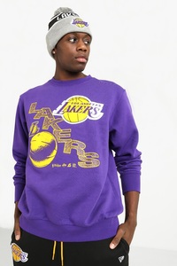NIKE, Nike Sweatshirt - LA Lakers | Field Purple | Herren | L, 