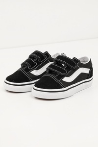 VANS, Sneakers TD Old Skool V mit Klettverschluss, Vans Old Skool Baby Sneaker | Schwarz | Jungen | EU23.5