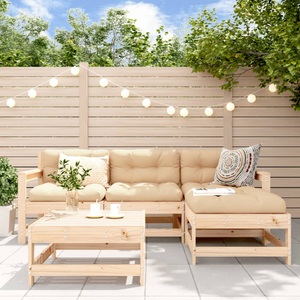 vidaXL, vidaXL 5-tlg. Garten-Lounge-Set Massivholz Kiefer, 