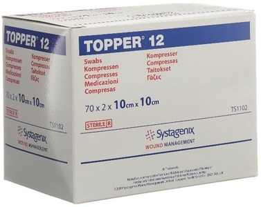 Topper, Topper NW Kompr 10x10cm ster (70x2 Stück), 