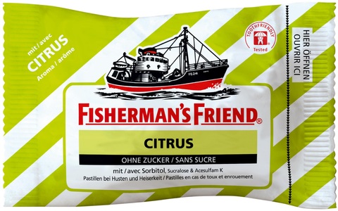 Fisherman's Friend, Fisherman's friend Citrus ohne Zucker (25g), 