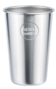Soulbottles, Soulbottle Soulcup steel (500ml), Soulbottle Soulcup steel, 400ml (1 Stk)