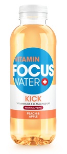 Focus Water, FOCUS WATER kick Pfirsich/Apfel (500ml), FOCUS WATER kick Pfirsich/Apfel (500ml)